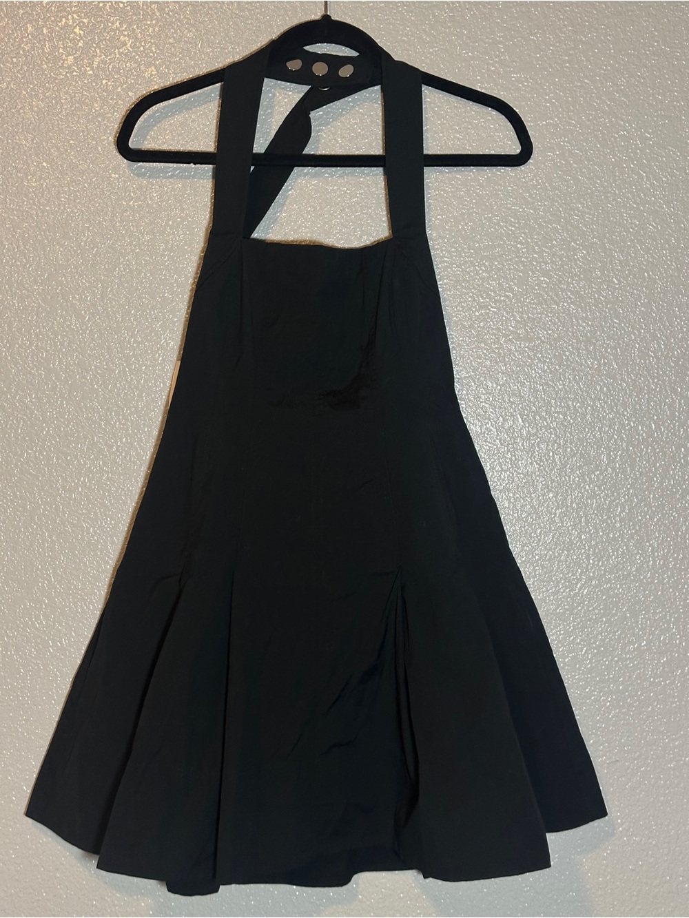 A.L.C Black Nat Halter Mini Dress Size 4